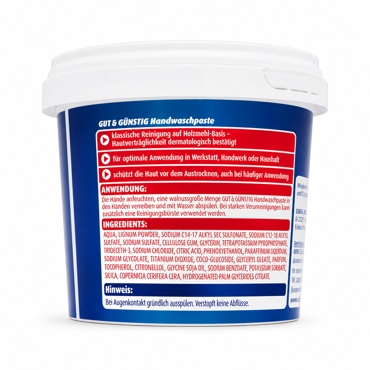 Gut & Günstig Handwasch Paste – rankų plovimo pasta, 500 ml