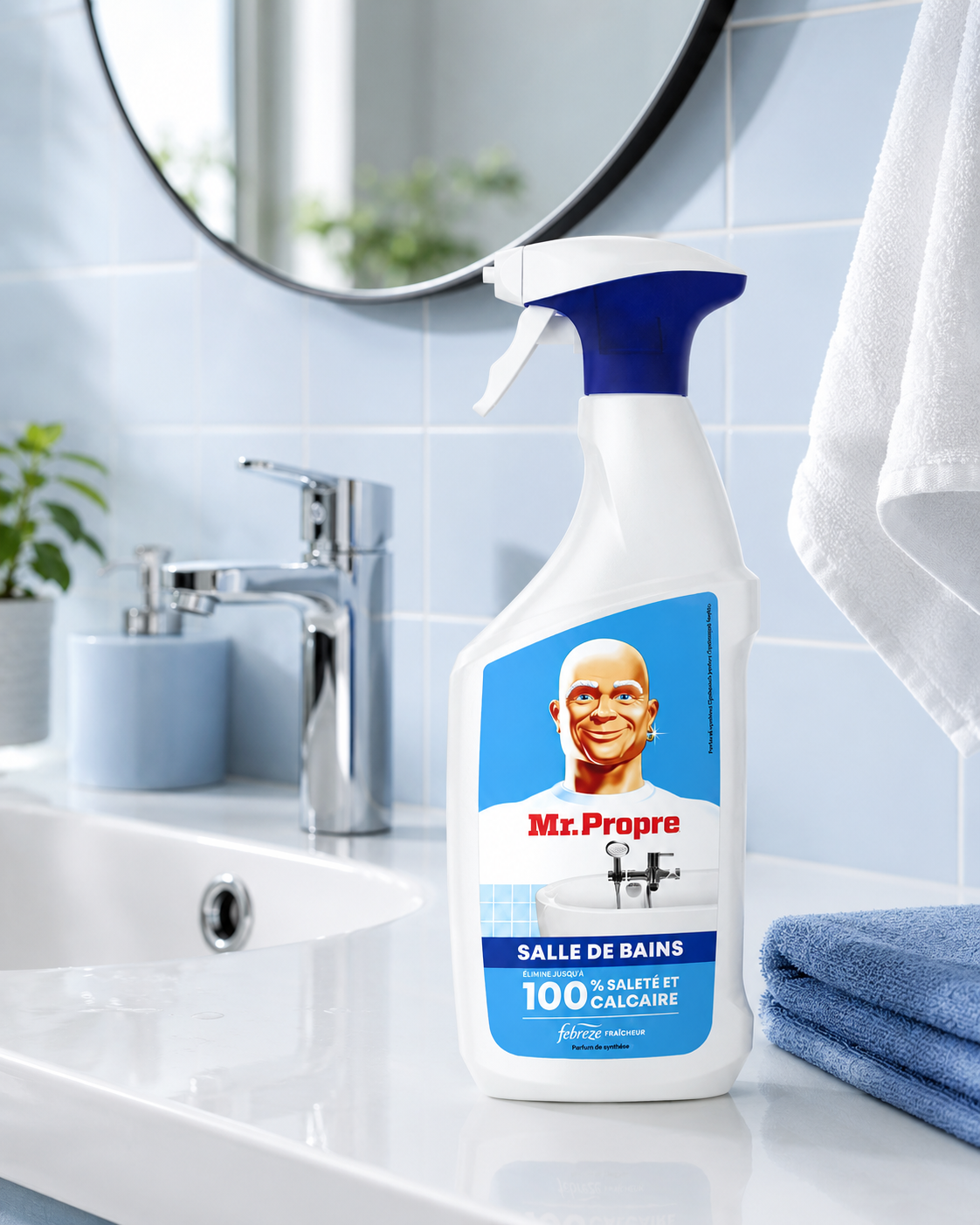 Mr. Propre Salle de Bains Febreze Fresh vonios valiklis 500 ml