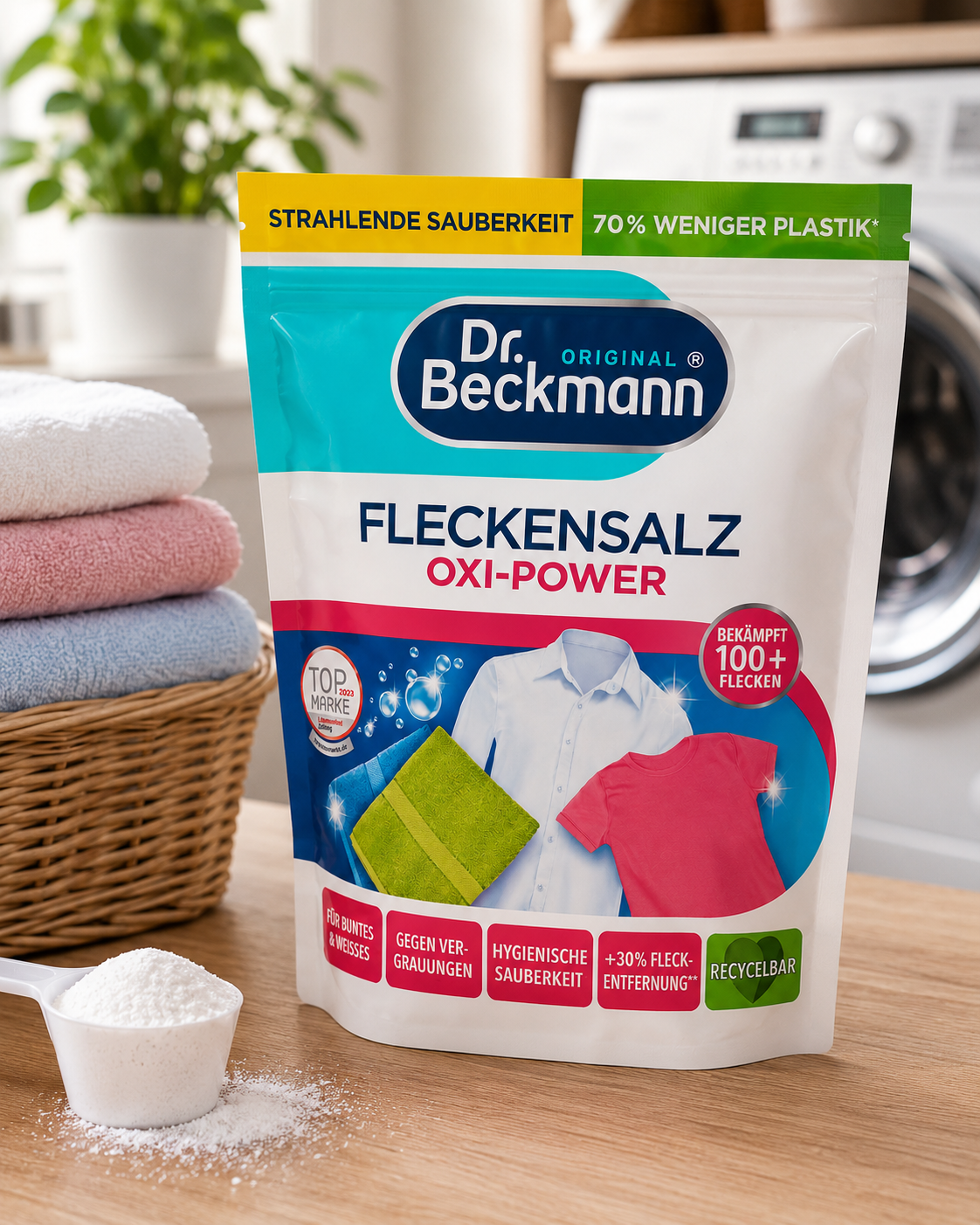 Dr. Beckmann Fleckensalz Oxi-Power dėmių šalinimo druska