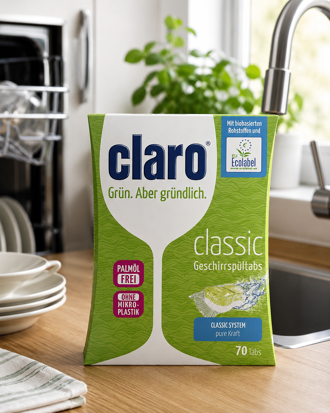 Claro Classic indaplovių tabletės 70 vnt.
