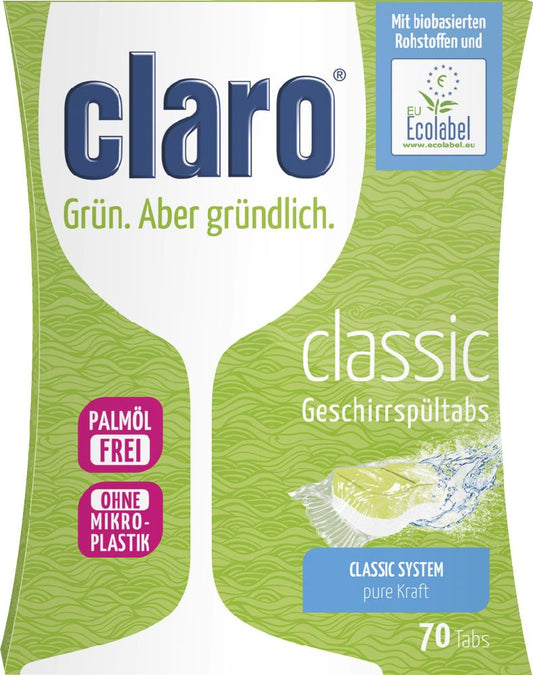 Claro Classic indaplovių tabletės 70 vnt.