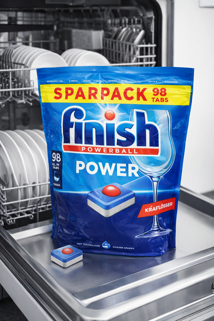Finish Powerball indaplovių tabletės – 98 vnt