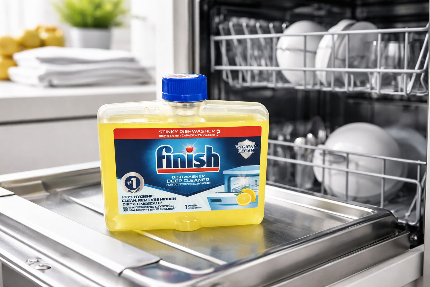 Finish Dishwasher Deep Cleaner – indaplovės valiklis 250 ml