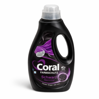Coral Farbschutz Schwarz skalbimo skystis juodiems ir tamsiems drabužiams 1.15 L (23 skalbimai)