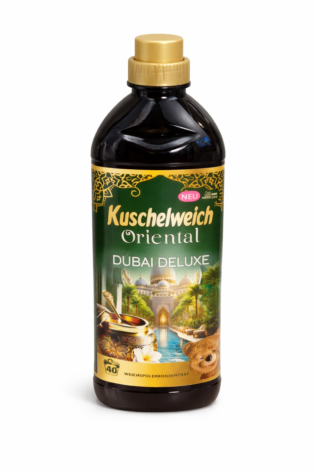 Kuschelweich Oriental Dubai Deluxe minkštiklis 1L – prabangus kvapas, 40 skalbimų