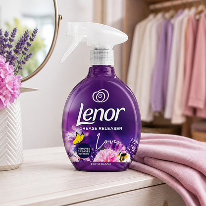 Lenor Crease Releaser Exotic Bloom audinių lyginimo purškiklis 500 ml