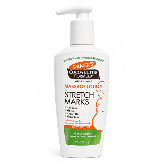 Palmer’s Cocoa Butter Formula Massage Lotion – kūno losjonas strijoms, 250 ml