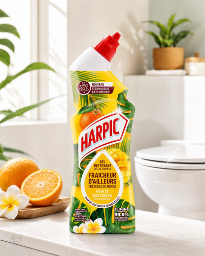 Harpic Fruits Exotiques WC valymo gelis 750 ml