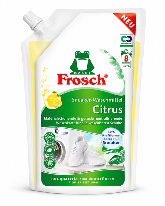 Frosch Sneaker-Waschmittel Citrus sportinės avalynės skalbiklis 480 ml
