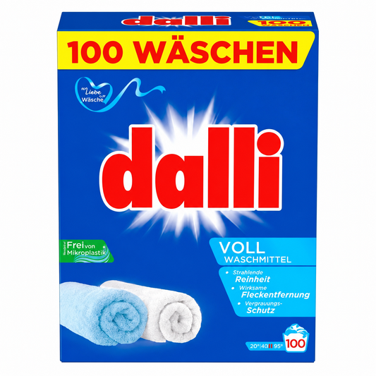 Dalli Vollwaschmittel skalbimo milteliai 100 skalbimų