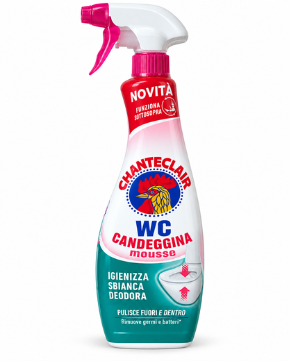 Chanteclair WC Candeggina Mousse tualeto valymo putos su balikliu