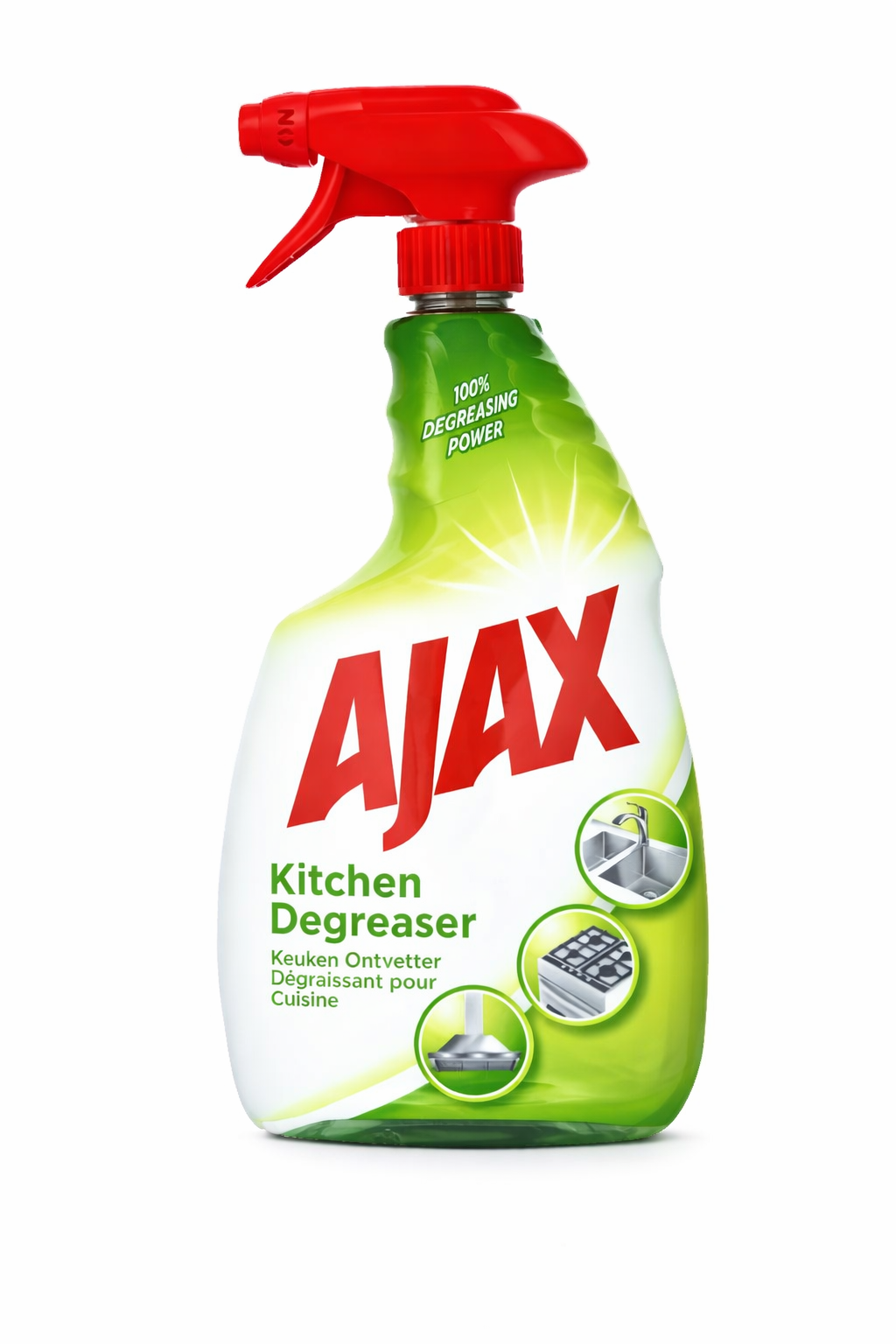 Ajax Kitchen Degreaser virtuvės riebalų valiklis, 750 ml