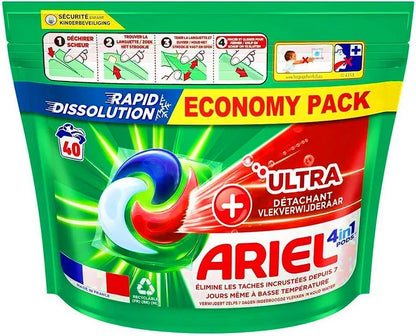 Ariel 4in1 Ultra Laundry 40 vnt. skalbimo kapsulės