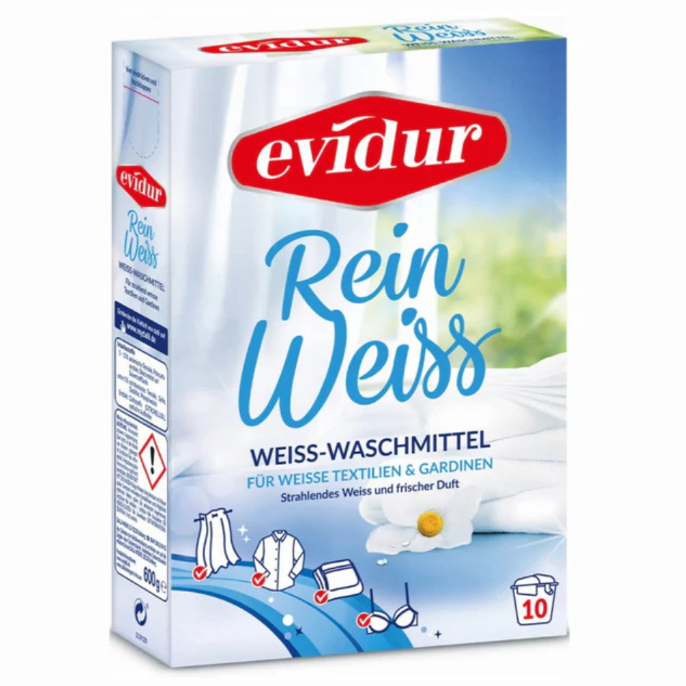 Evidur ReinWeiss užuolaidų plovimo milteliai 600g